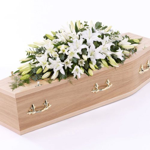 coffin flowers