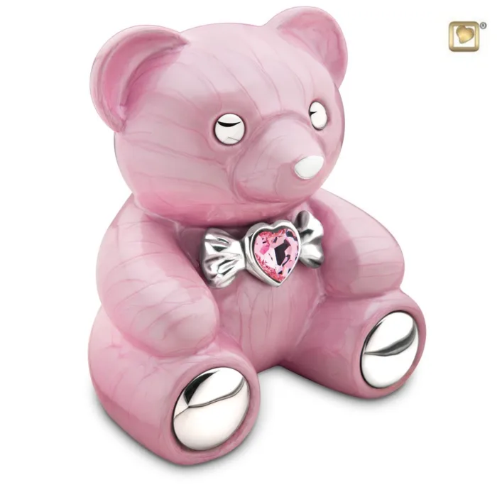 Cuddle Bear Urn - Pink