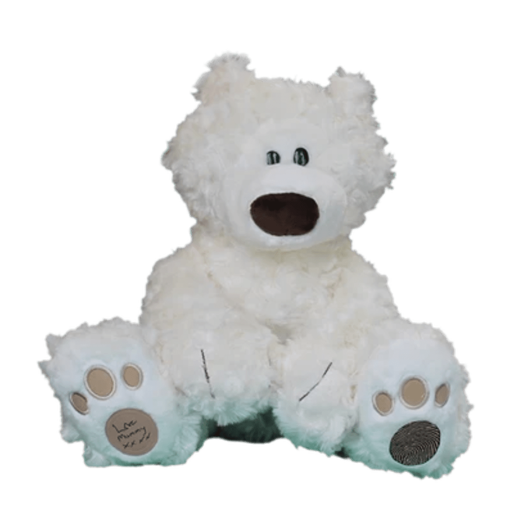 White cuddly bear