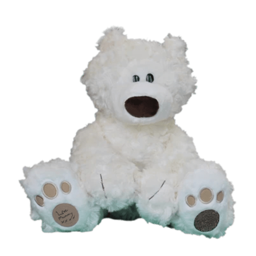 White cuddly bear