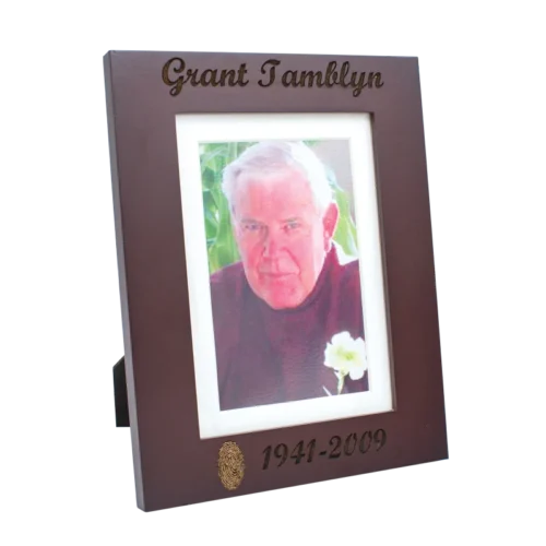 Faux wooden frame